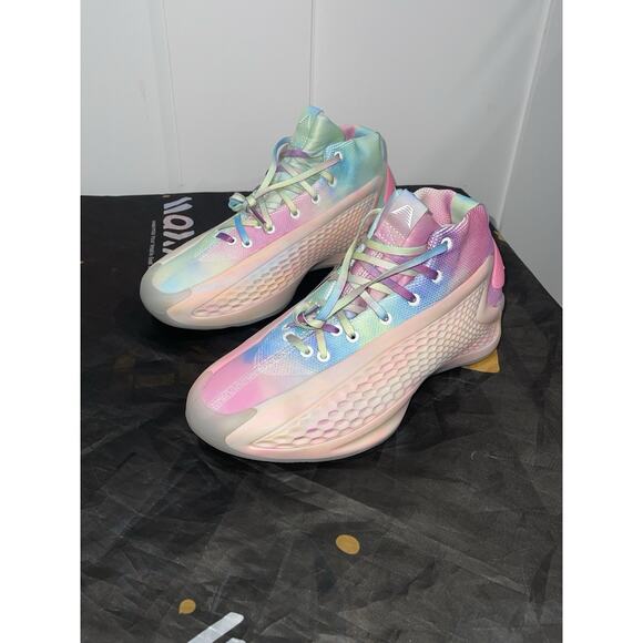 New Women’s 7/Men’s 6 Adidas AE 1 3SSB PE Cotton Candy Multicolor Promo IH0059 - Picture 4 of 7